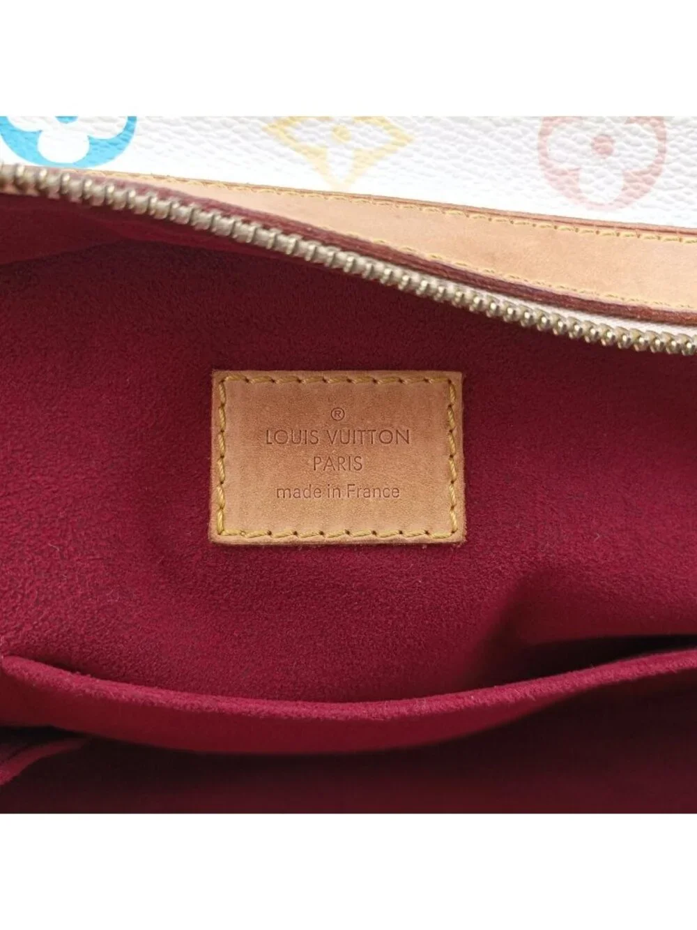 Louis Vuitton Claudia Blanc Monogram Multicolor Shoulder Bag